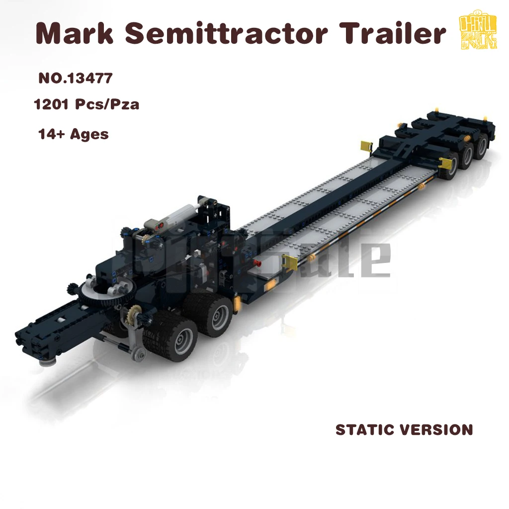 

Moc-13477 Semi Trailer Model With PDF Drawings Building Blocks Bricks Kids DIY Toys Birthday Christmas Gifts