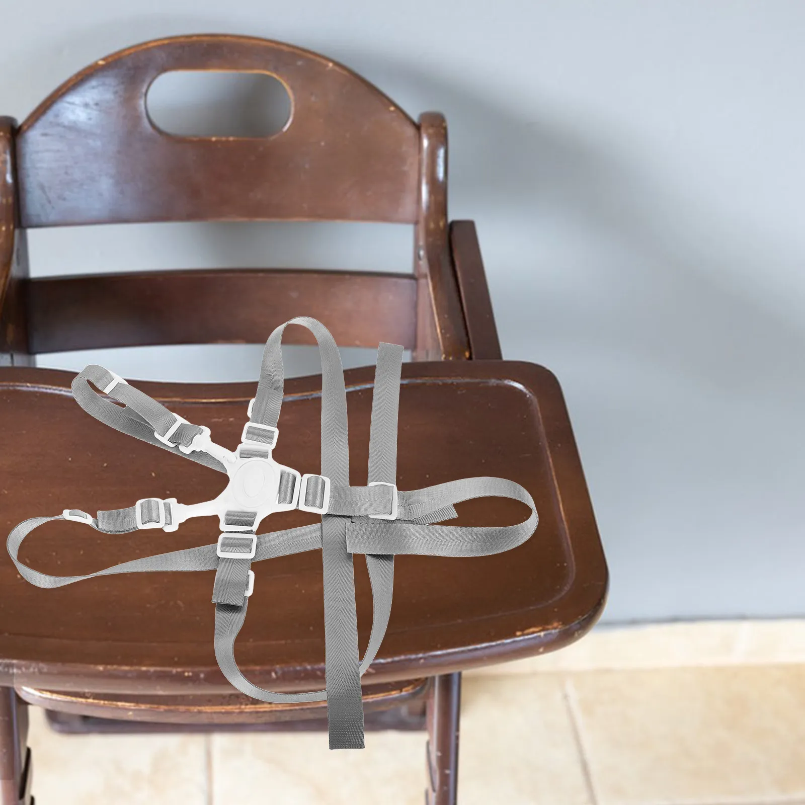 ベルトハイチェアバックルストラップ調節可能なハーネス赤ちゃん用安全ハーネス