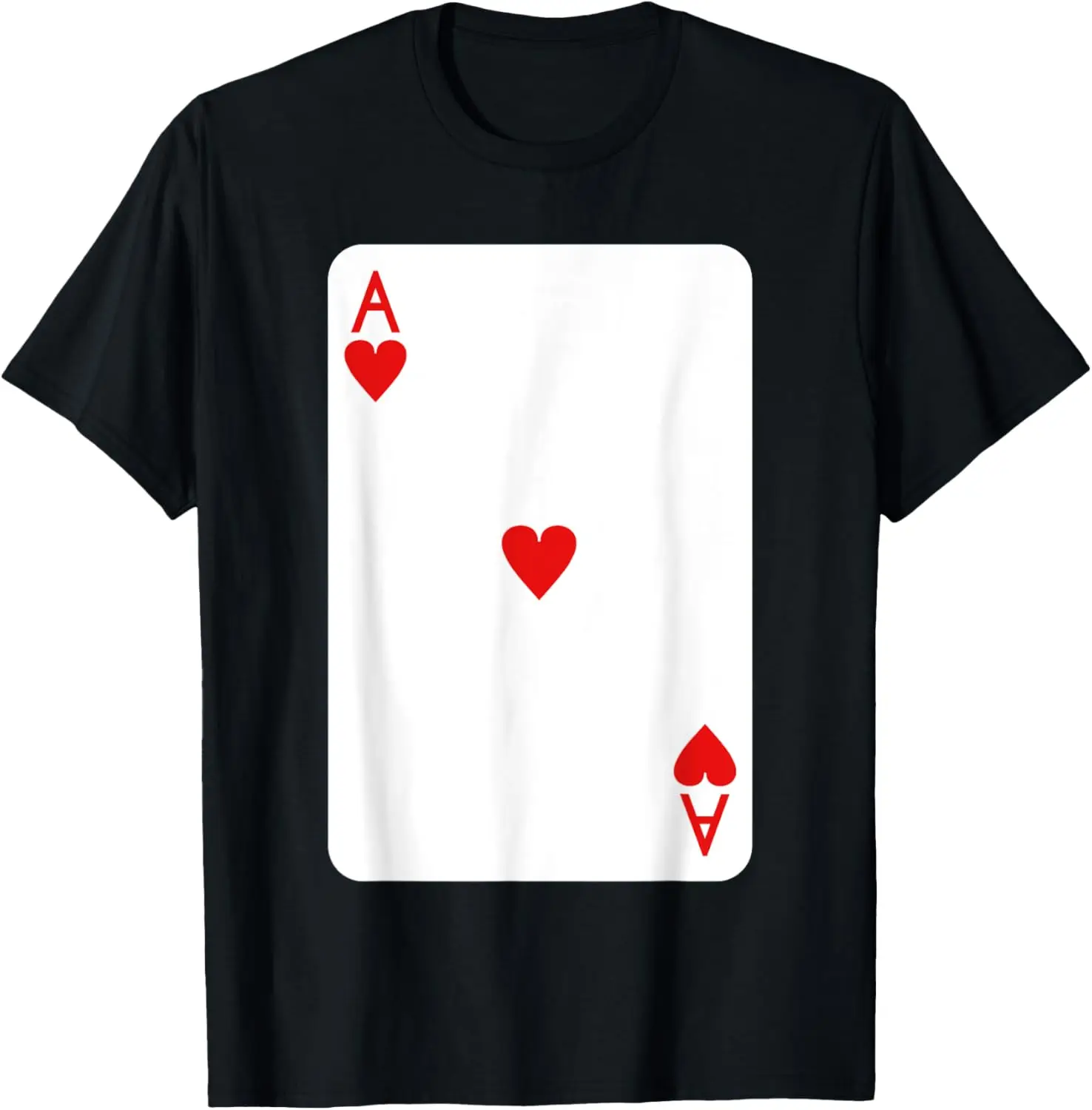 Ace Of Hearts Playing Cards Halloween Costume Deck Of Cards T-Shirt