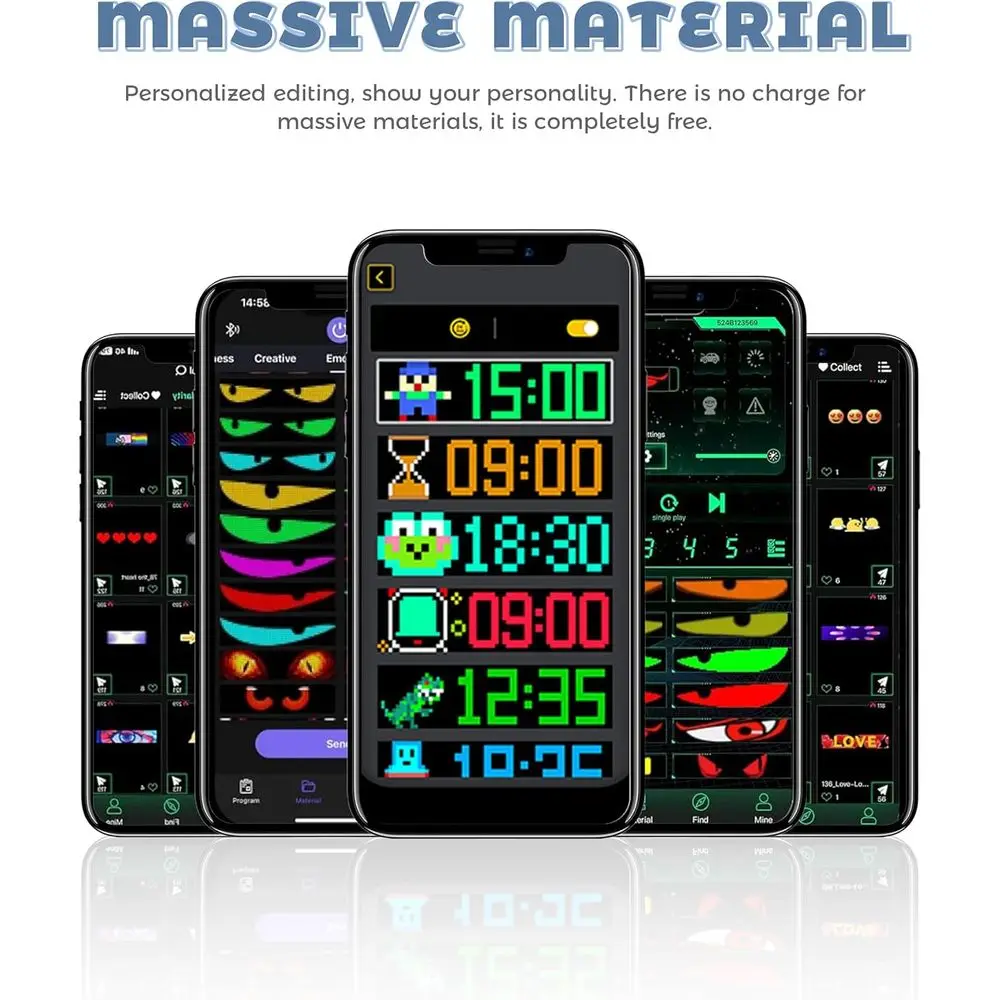 Doppi luci per parabrezza per auto a LED da 14x4,3 pollici, occhi da diavolo programmabili con telecomando, compatibili con sedani, SUV e camion