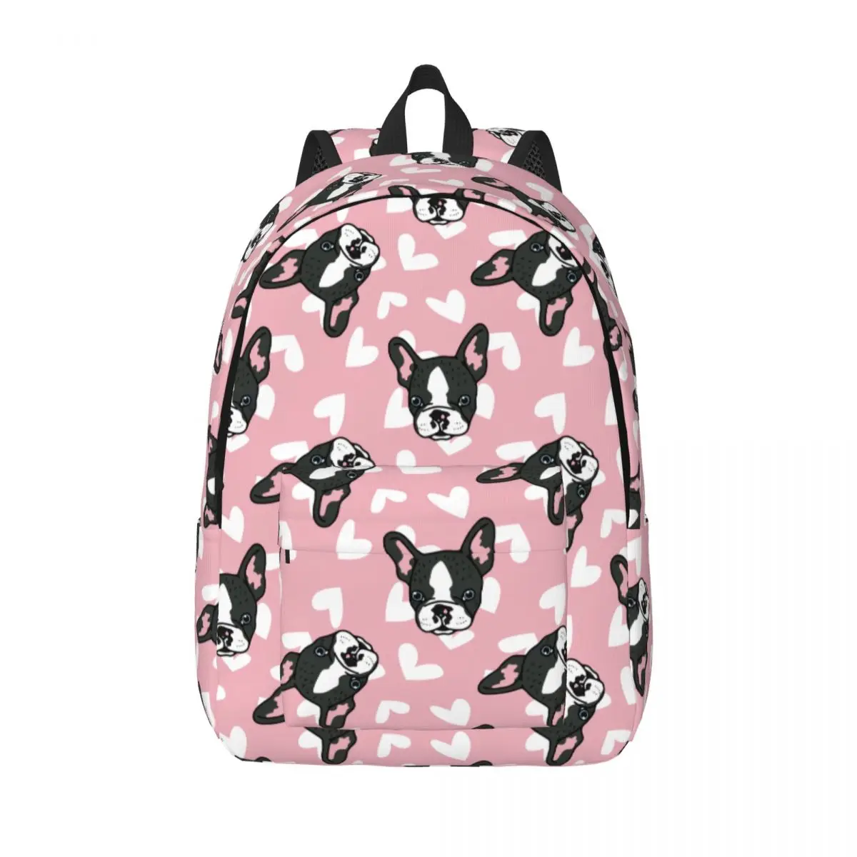 

Bulldog Dog Backpack for Boy Girl Kids Student School Bookbag Animal Daypack Preschool Primary Bag Outdoor