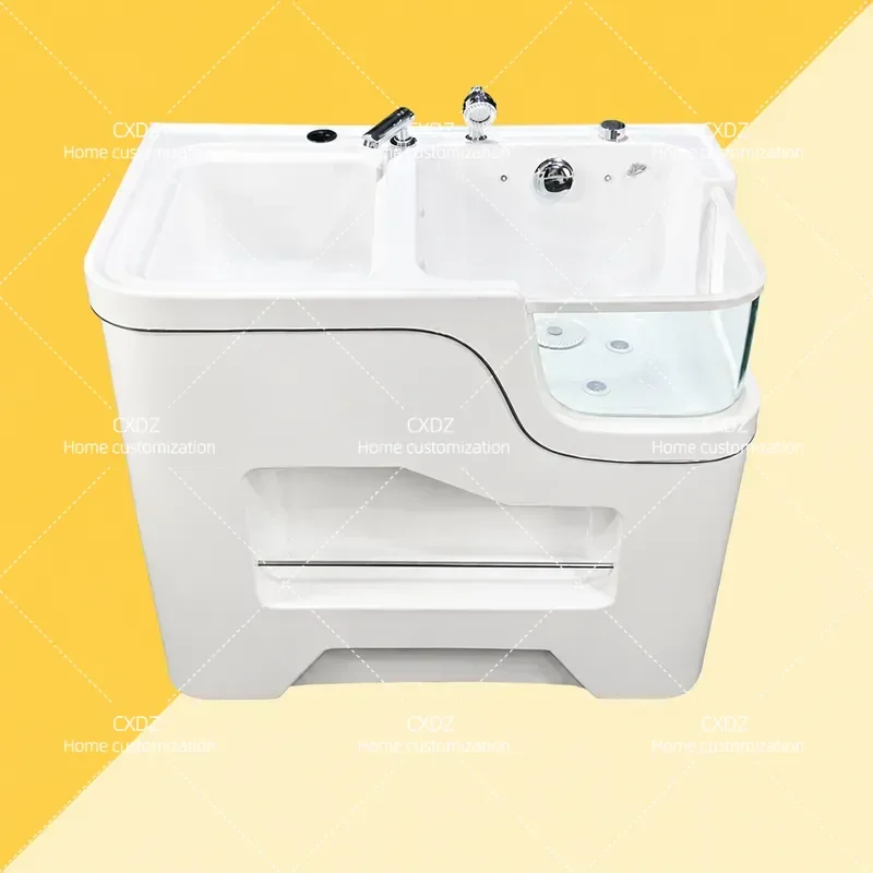 Pet Low Pressure Wash Pool  Bath Dog Bath Basin Shop Spa Cylinder  Double  Machine