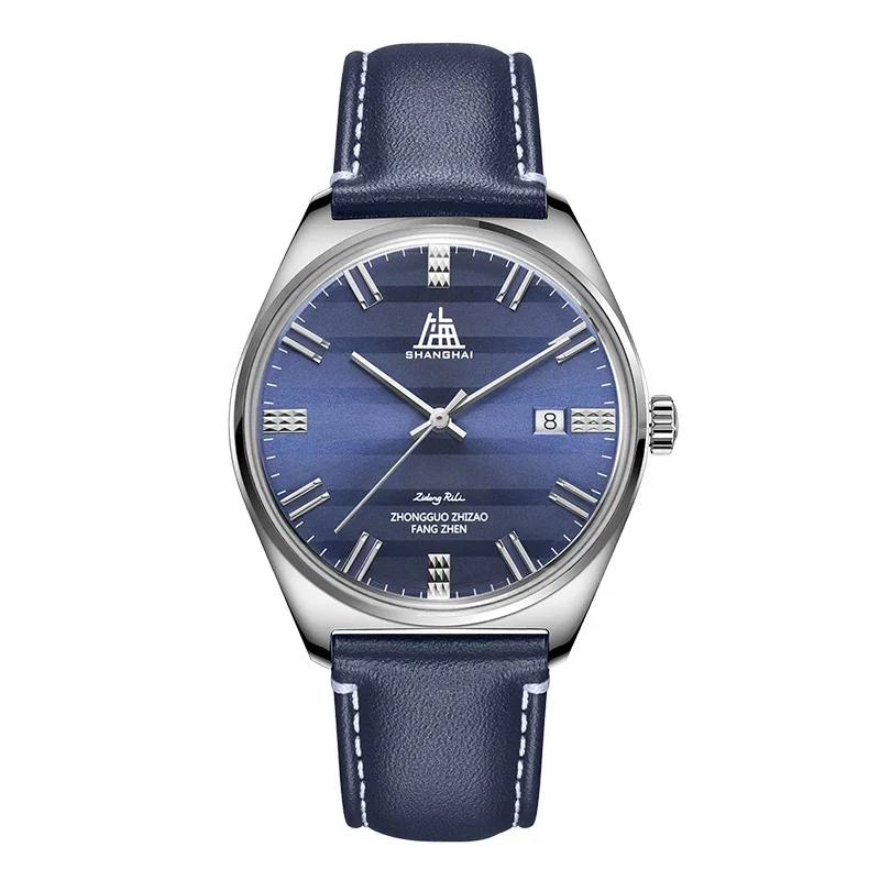 Shanghai Watch Legacy Series 39mm Men's Automatic Mechanical Watch Brand Retro Fashion Stainless Steel Sapphire Waterproof Watch