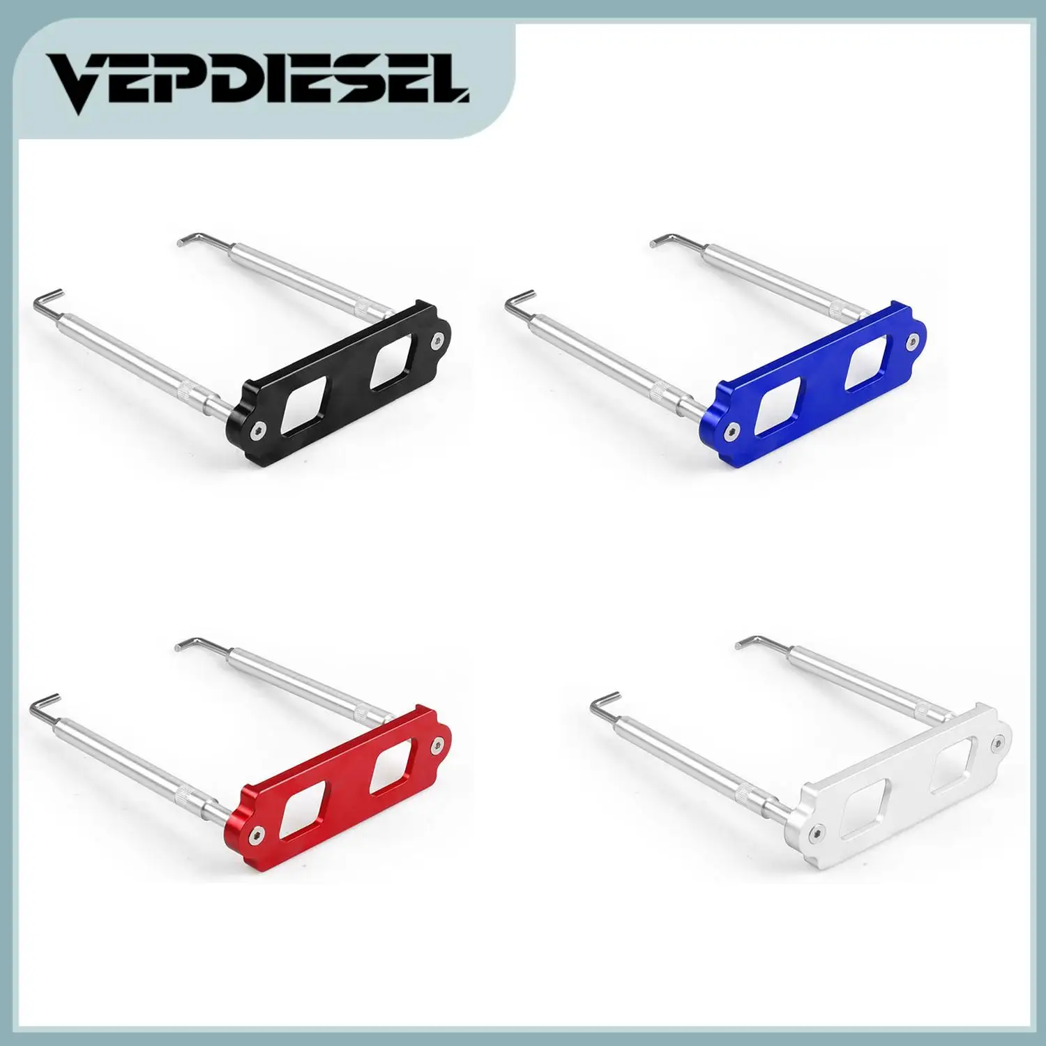 

​Car Battery Tie Down Bracket Hold Kit W/Stainless Tray J Hook For 1988-2008 Civic CRX Acura S2000 Integra RSX Car Replace Parts