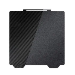 ENERGETIC Black Textured PEI Sheet 365x365mm for Prusa XL Build Plate Double Sided PEI Powder Coated Smooth PET Spring Steel Bed