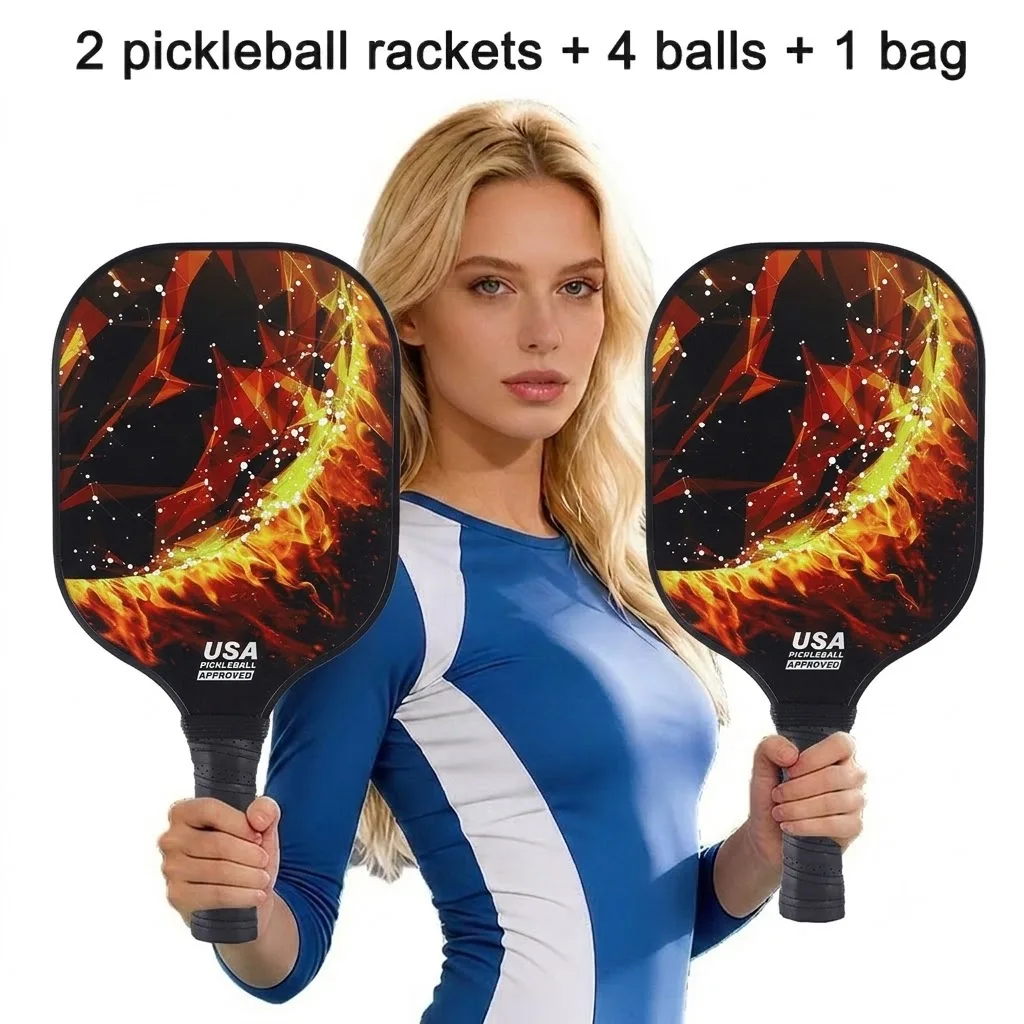 glass-fibre-face-pickleball-paddle-ribbed-handle-non-slip-grip-pickleball-racquet-lightweight-pickleball-training-equipment-men