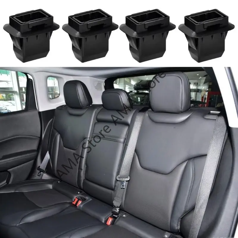 

X7JF Plastic Car Fasteners for SUV Secure Nonslip Rear Cushion Pad Fixed Clip Fastener 4Pcs