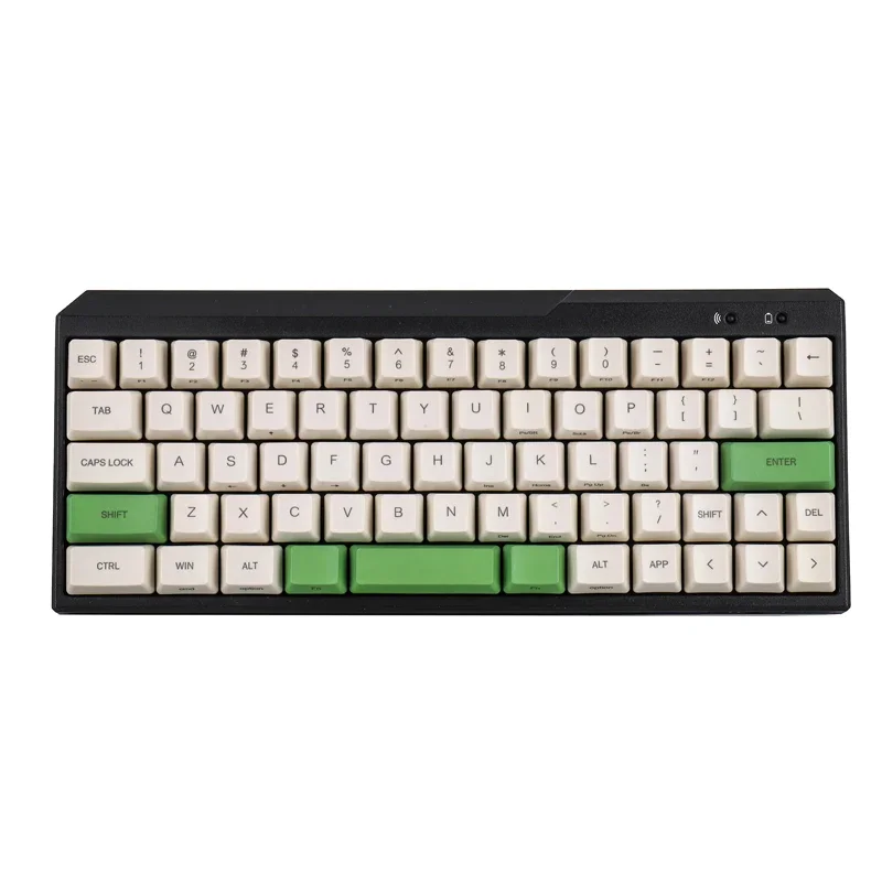 

Mechanical keyboard special PBT keycap mini 67 key large carbon 9009 milk green dark rainbow
