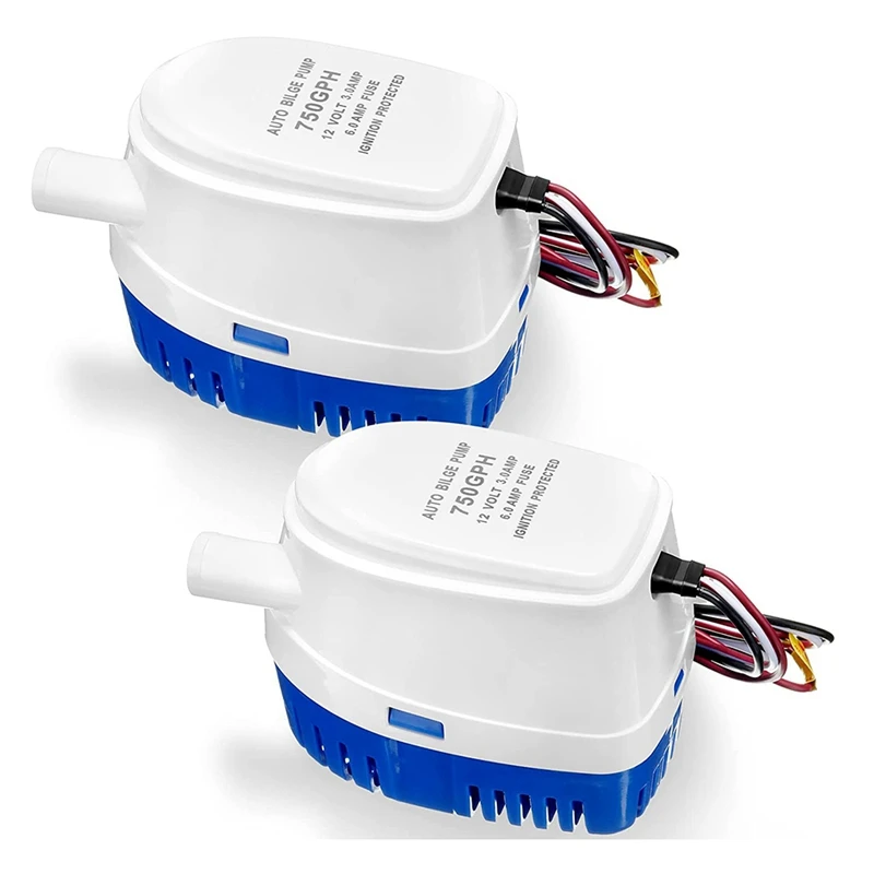 Automatic Bilge Pumps For Boats 12V Submersible Pump With Float Switch Auto Bilge Water Pump