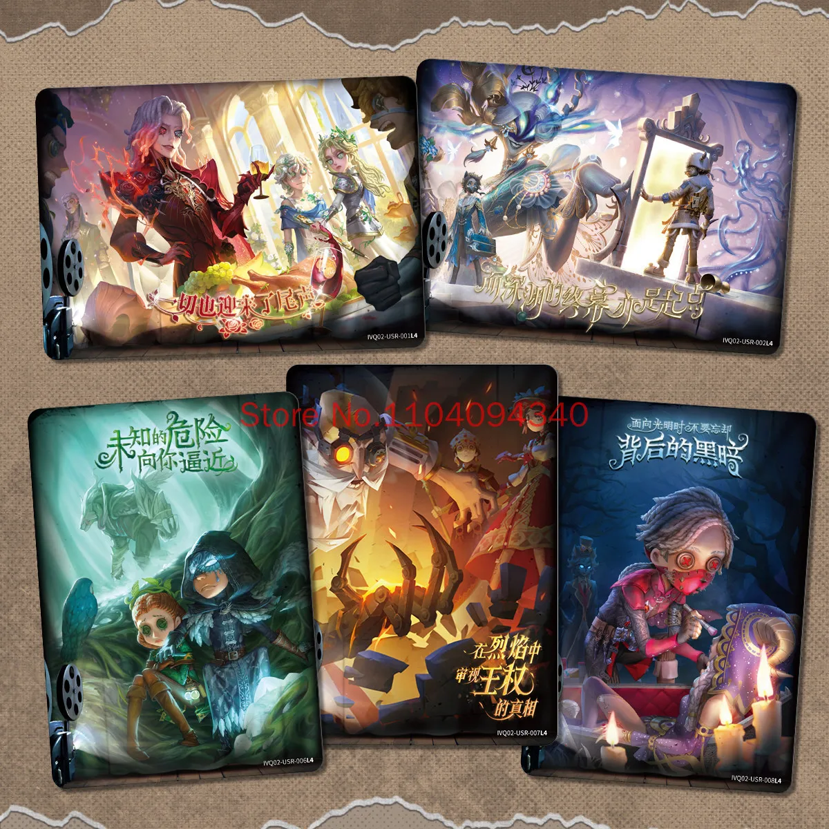 Genuine KAYOU Identity V Card Personality Profile 2nd Series Hidden Clues Collection Card Anime Peripheral Cards Fans Gifts