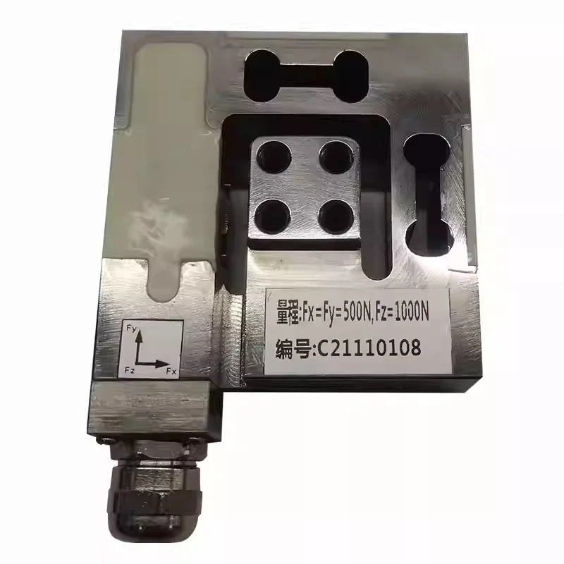 Aluminum alloy three-component force sensor three-component tension, compression and torque combined force robot