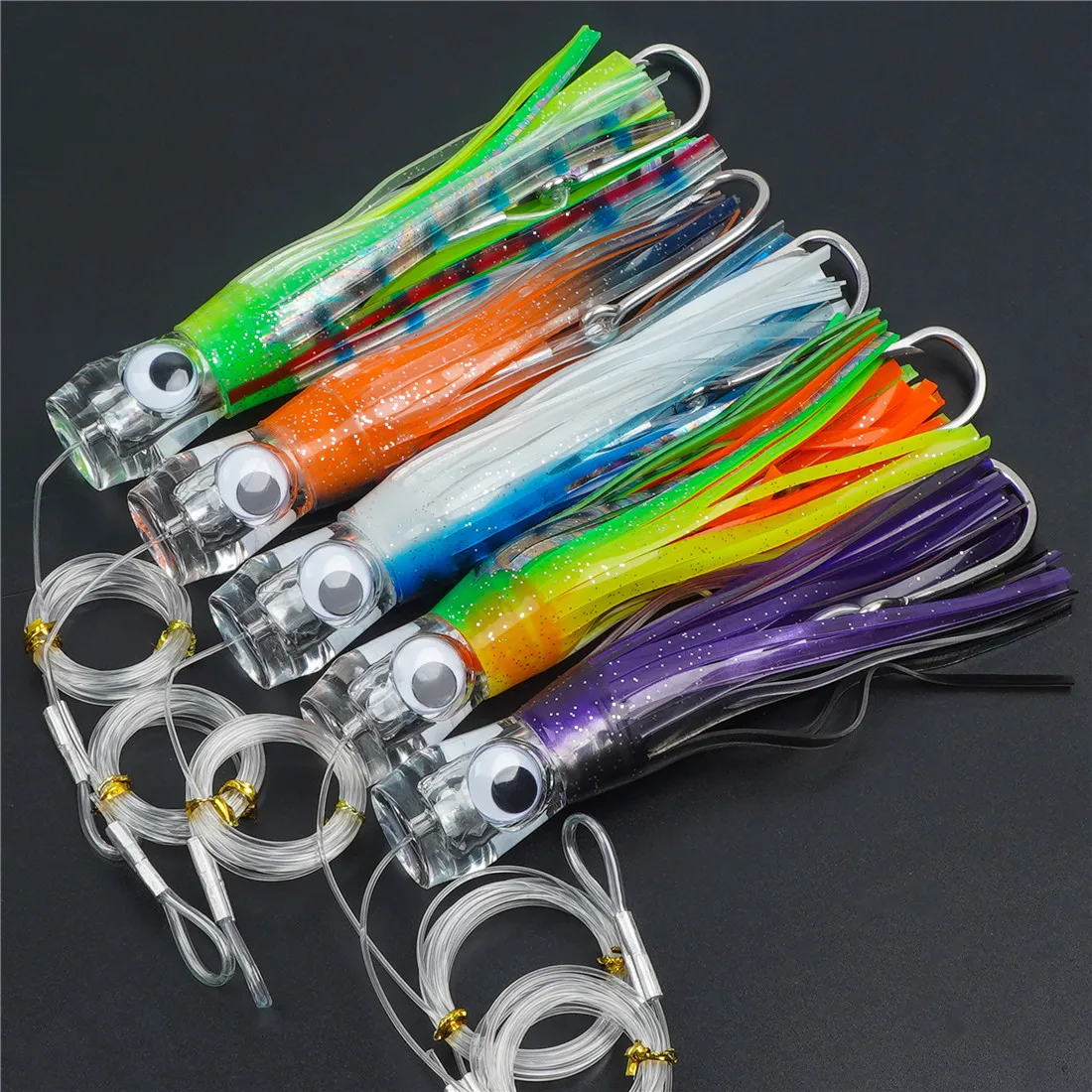 Señuelos de trolling – Pulpos artificiales para pesca en alta mar