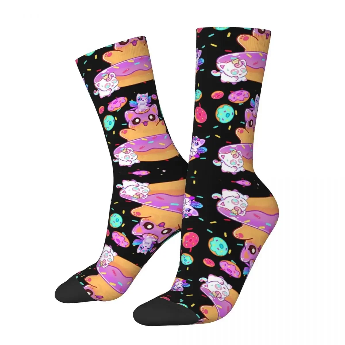 Aphmau Meow Plushies Anime Cats Socks Harajuku Super Soft Stockings All Season Long Socks Accessories for Unisex Christmas Gifts