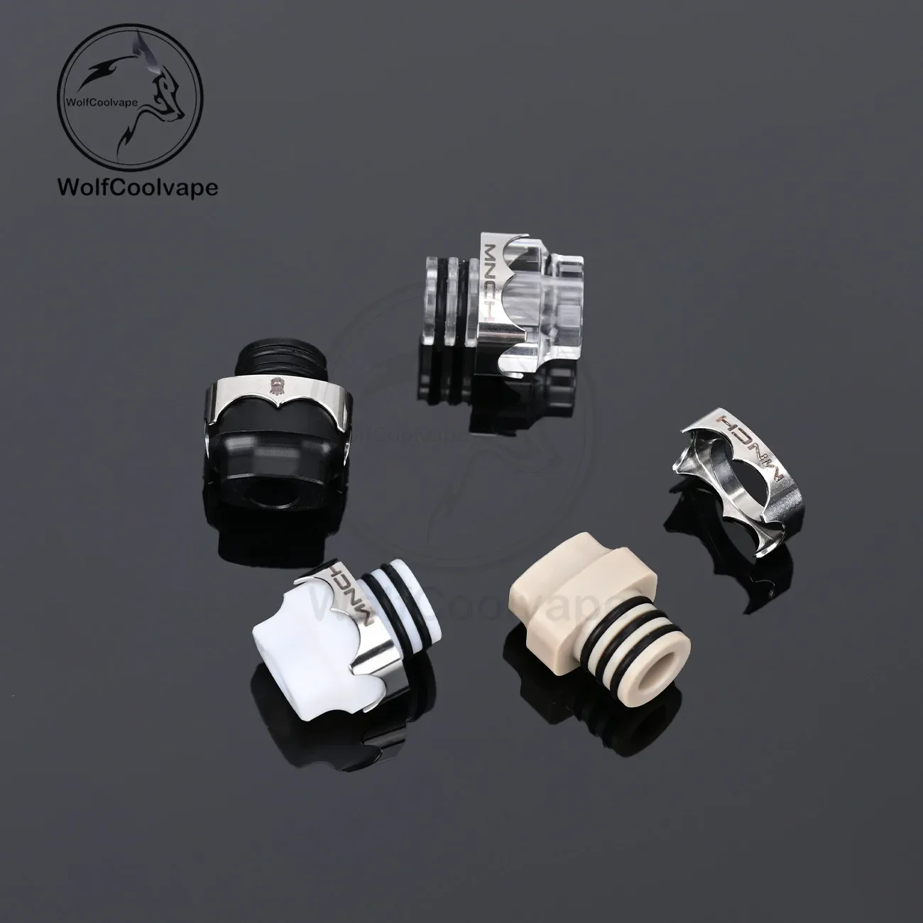 Wolfcoolvape Monarchy Itip 510 نمط بالتنقيط تلميح المعبرة صالح RDA RTA RDTA MTL البخاخة Vape خزان وزارة الدفاع ملحق