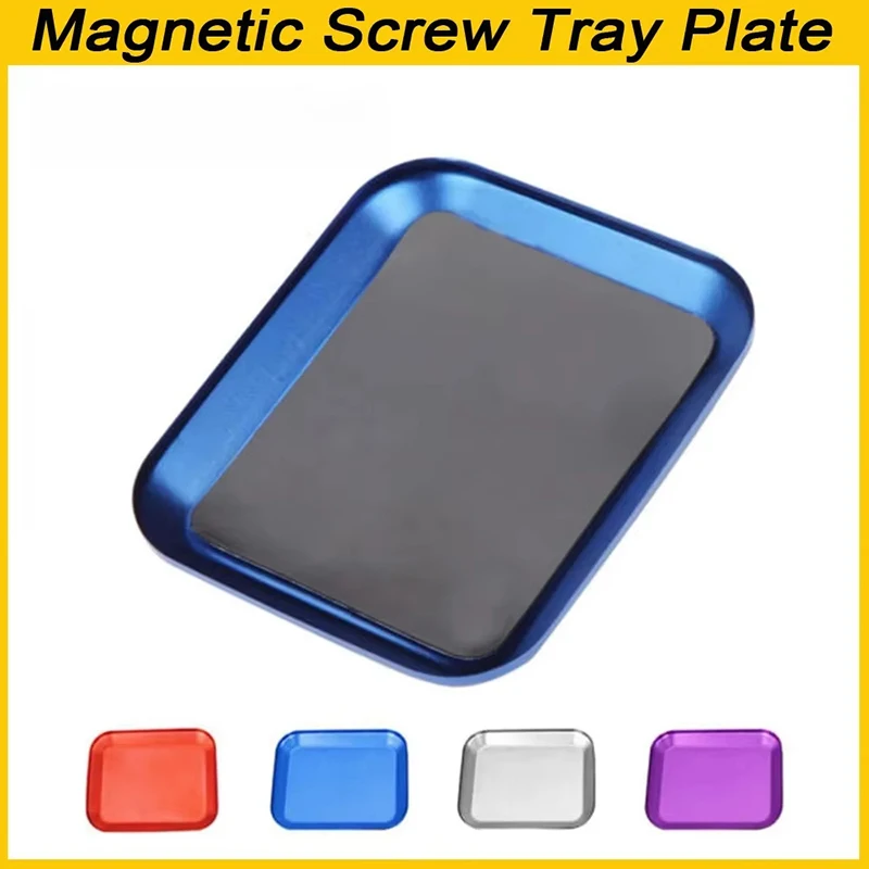 RC Repair Tool Aluminium Alloy Magnetic Screw Tray Plate For Airplane Car Boat Crawler Axial SCX10 D90 D110 Model Repair Tool
