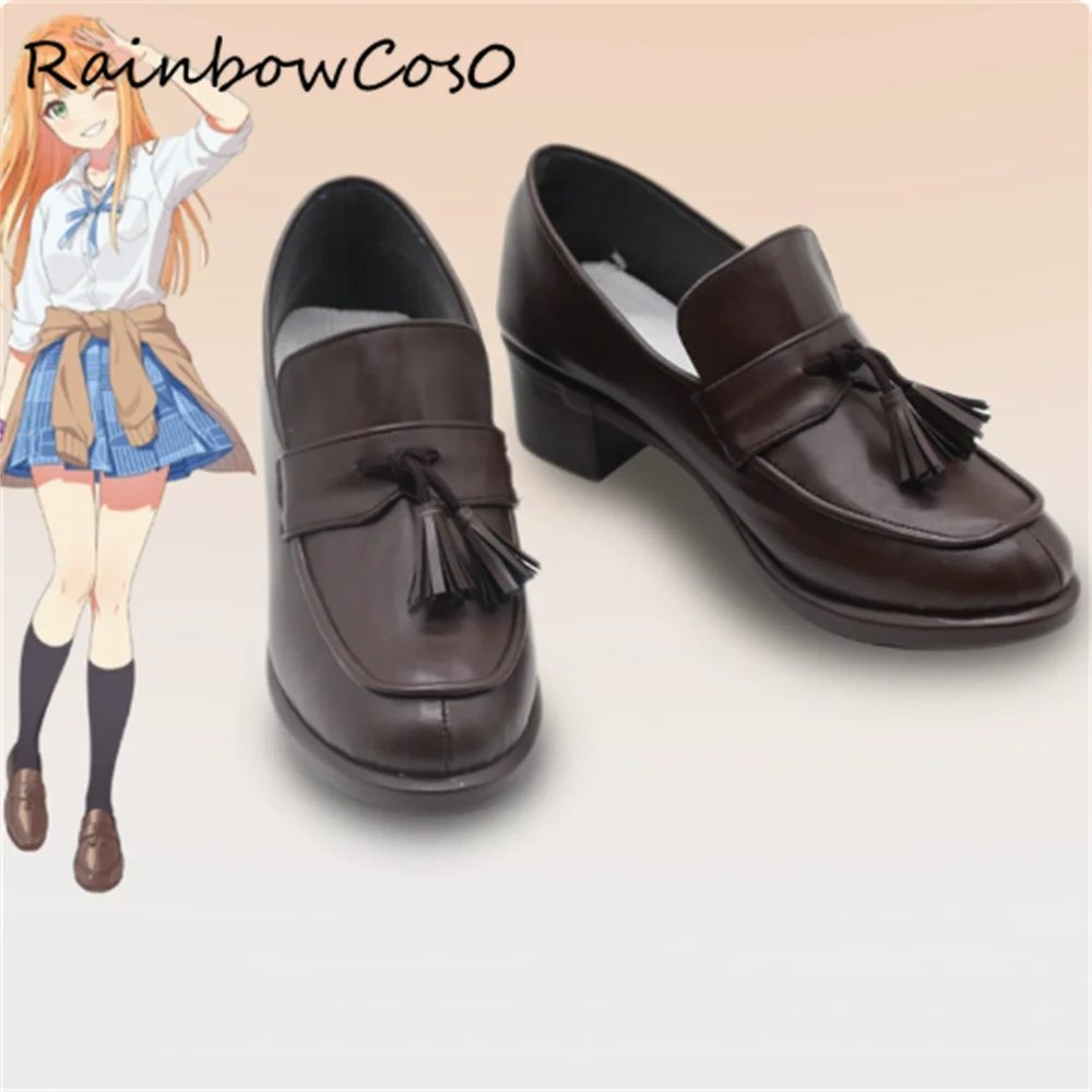 

Shiun Sumika Katsuragi Lilja Gakuen IDOLM @ STE Обувь для косплея Сапоги Игра Аниме Карнавал Вечеринка Хэллоуин Рождество Rainbowcos0 W4387