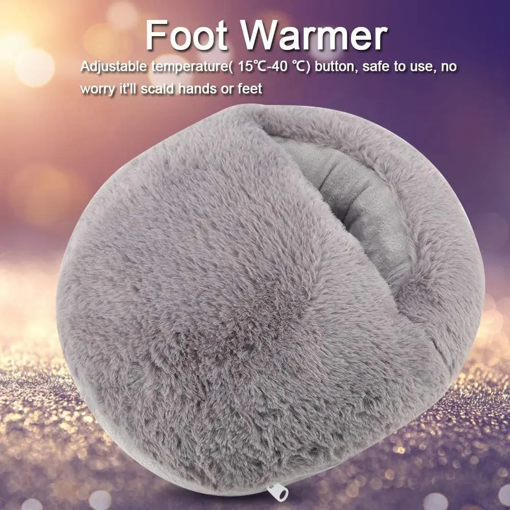 

USB Household Foot Warmer, Constant Temperature Heating Pad Washable Winter Foot Heater Soft Velvet