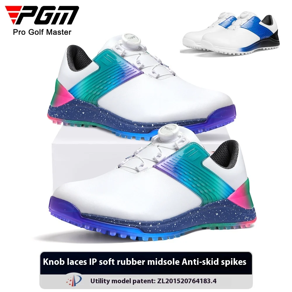 

PGM XZ367 Golf Shoes Men's Summer Sports Shoes Soft Rubber Midsole Colorful Men's Shoes Golf Shoes Rotating Buckle