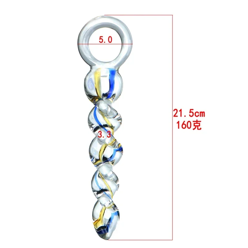 الزجاج دوامة المكونات الشرج للنساء المهبل بعقب موسع الرجال جهاز تدليك للبروستاتا دسار الإناث الاستمناء المثيرة الجنس لعب ألعاب الكبار