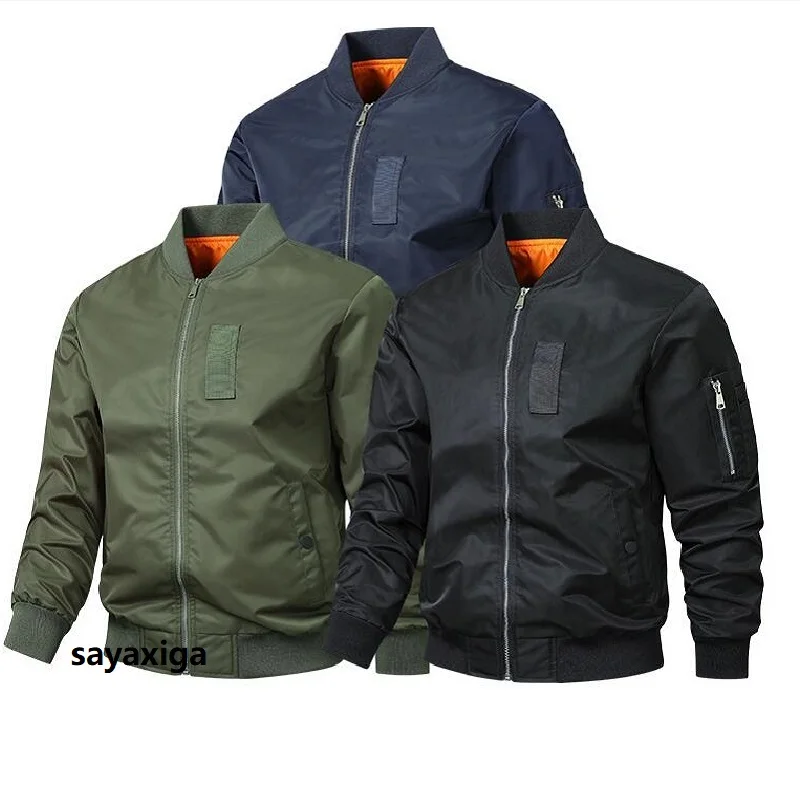 

Tactical Male Flight Bomber Jacket Baseball Varsity College Pilot Air Force Waterproof spring autumn Coat For Men Windbreaker 5X