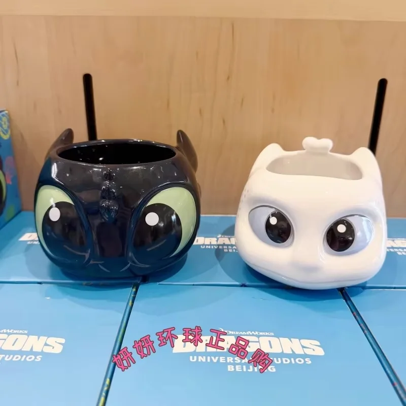 

New Authentic Dragon Taming Master Toothless Boy Night Light Sha Ceramic Water Cup Couple Creative Ceramic Cup Christmas Gift