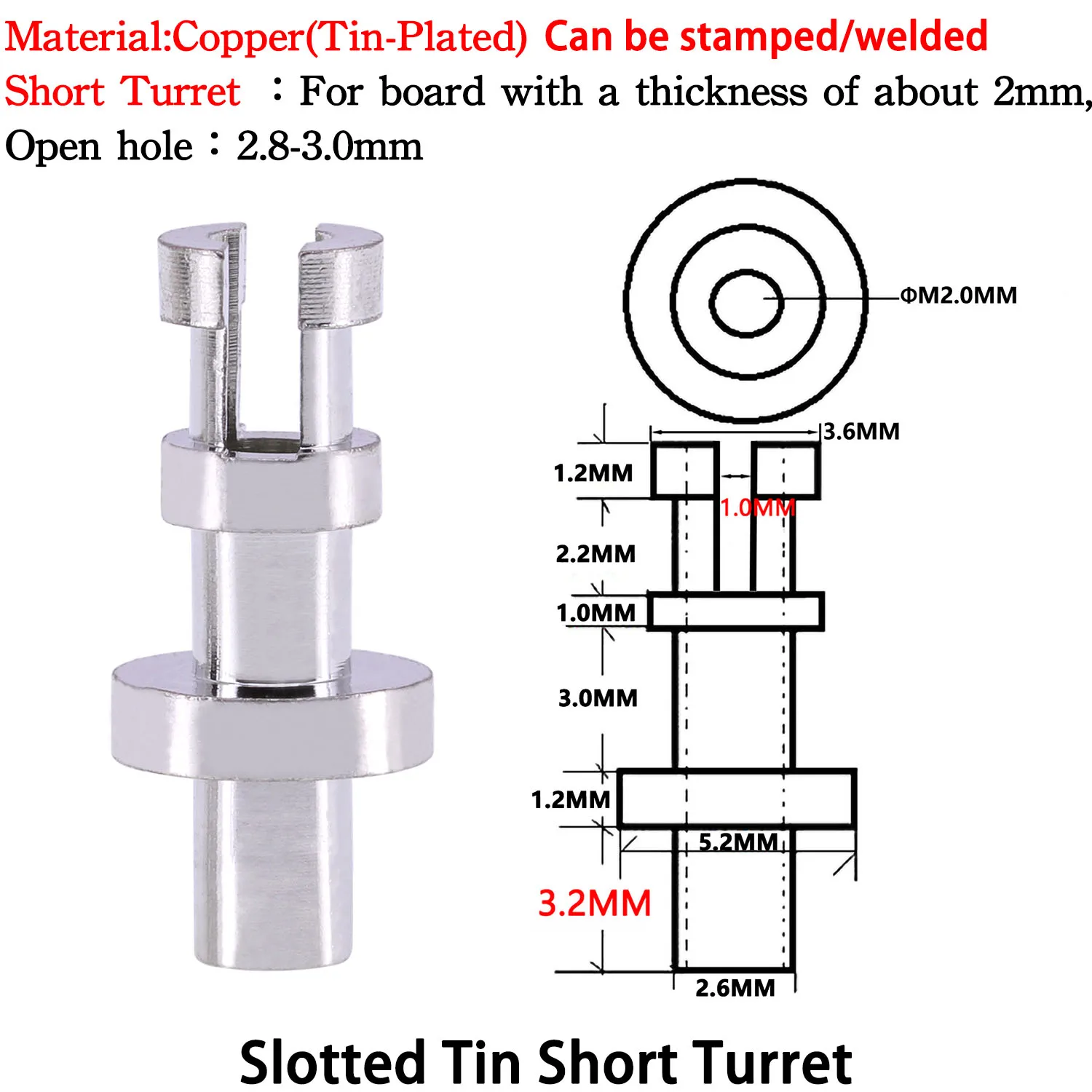 Variant: Slotted Tin Short