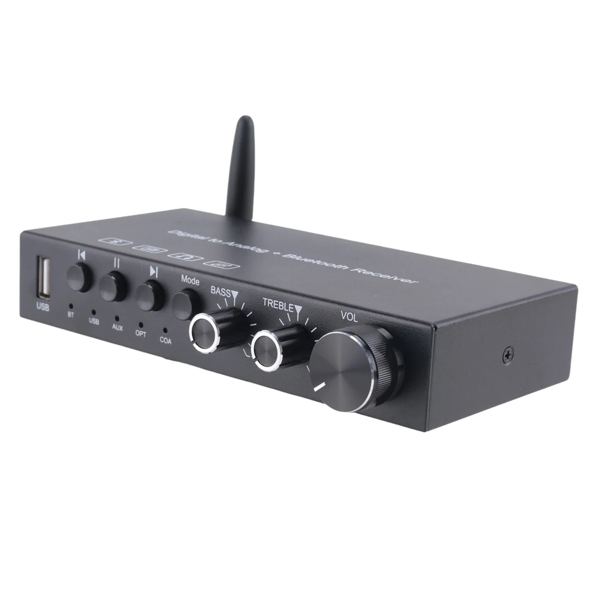 192KHz Bluetooth Digital to Analog Converter Headphone Amplifier DAC Digital Toslink USB AUX to RCA 3.5mm Jack