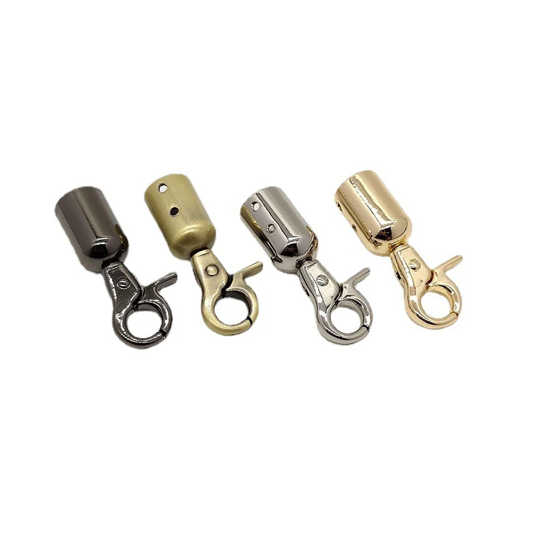 Bag Straps Connector Hanger Metal Buckles For Bags Tassel Cap Clasp Handbag Strap Stopper Cord Hook Handbag Hardware Accessories