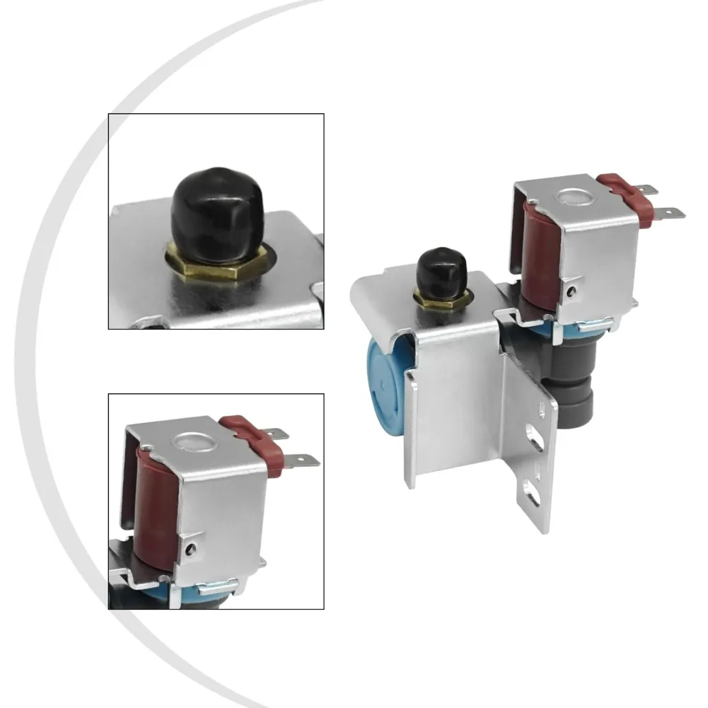 Refrigerator Water Inlet Valve W10498976 Plastic Replacement Part For Various Refrigerator Models Easy Installation High Flow