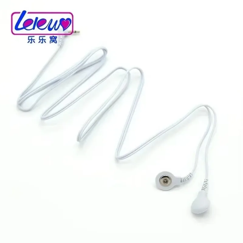 Stimulation Therapy Head Buckle Line Electric Shock Wire Sex Toys Electro Pulse Massage Accessories Shock Conversion Line