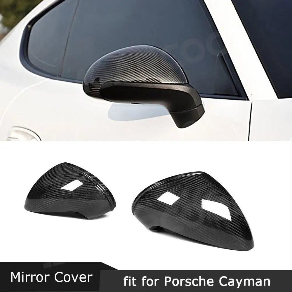 

Door Side Rearview Mirror Trim Shell Covers Sticker For Porsche Cayman Boxster 981 991 Standard 2013-2016 Back View Mirror Cover