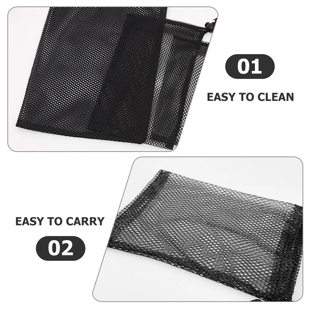 5Pcs Mesh Drawstring Ball Bag Premium Polyester Mesh Net Bag for Golf Balls Table Tennis Balls Toy Bags Net Bags - view 5