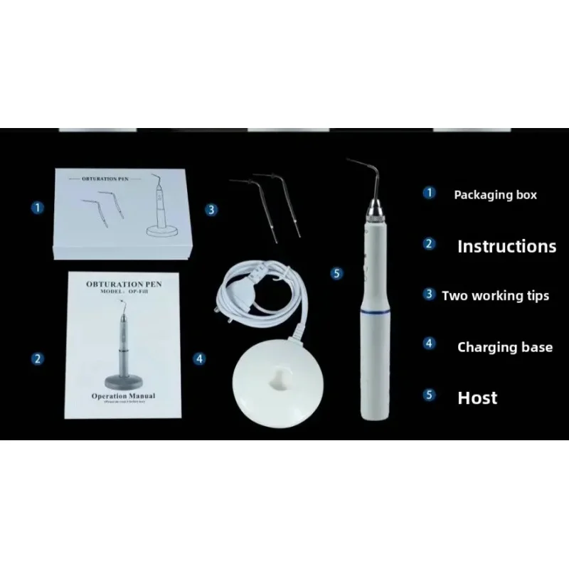 Dental Hot Melt Pen For Cutting and Filling Dental Gutta Percha Tooth Endo Gum Cutter filler quick heat with 2tip Dentistry Tool