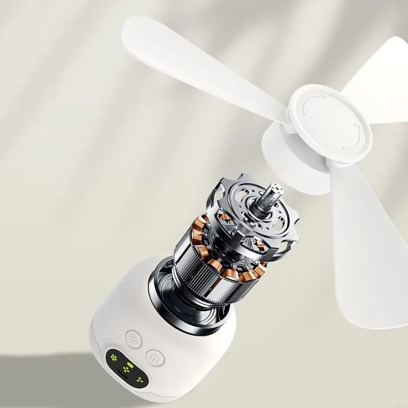

White USB Ceiling Fan with Remote USB Ceiling Fan Hangings Fan 445cm Cable