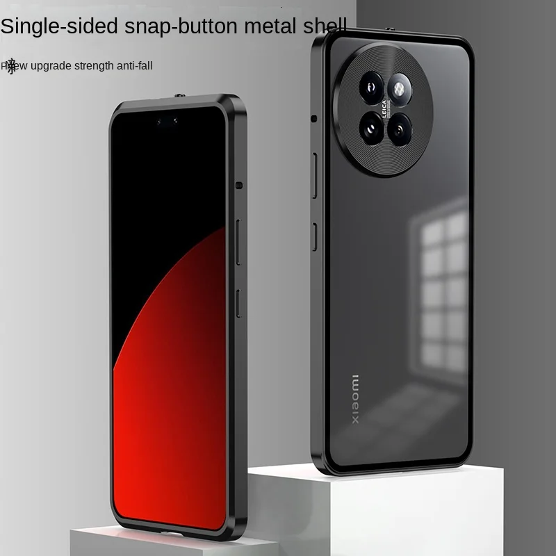 

Ударопрочный чехол для Xiaomi Civi 4 Pro, акриловая и металлическая рамка, 6,55 дюйма