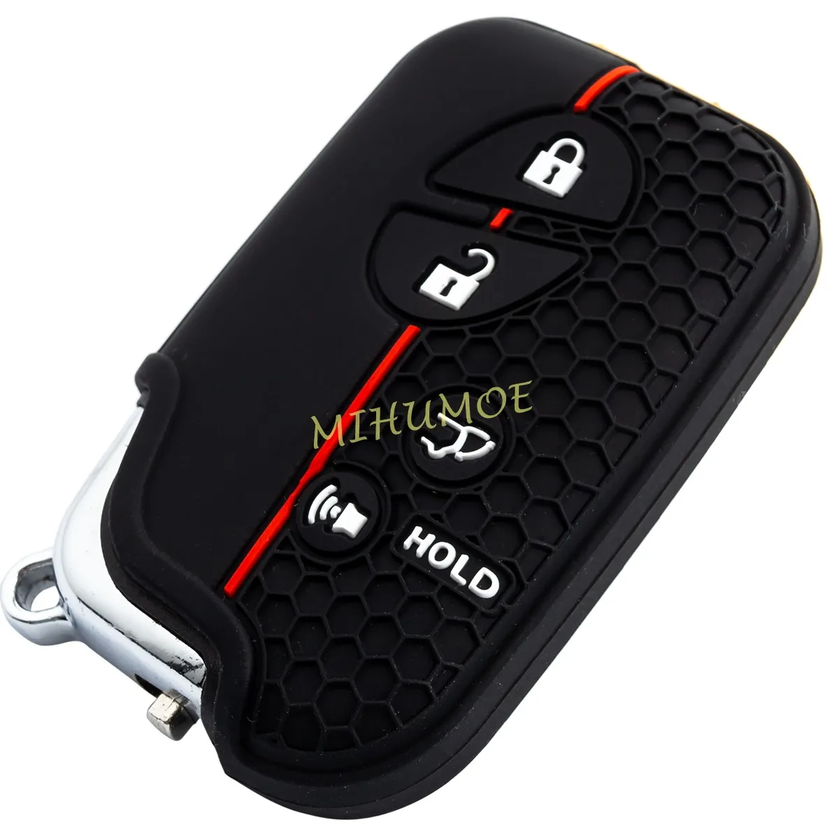 

4Buttons Remote Silicone Key Fob Cover Case Keychain For Lexus CT200h GX460 IS250 IS350 RX450h ES330 ES350 LS460 GS300 450h 460h