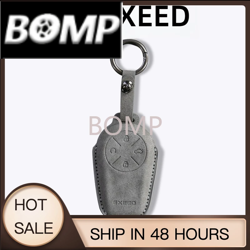 BOMP Fit For EXEED Lingyun ET YaoGuang CDM Lanyue International Version ES Car Key Card Holder Smart Card Case Suede Protective