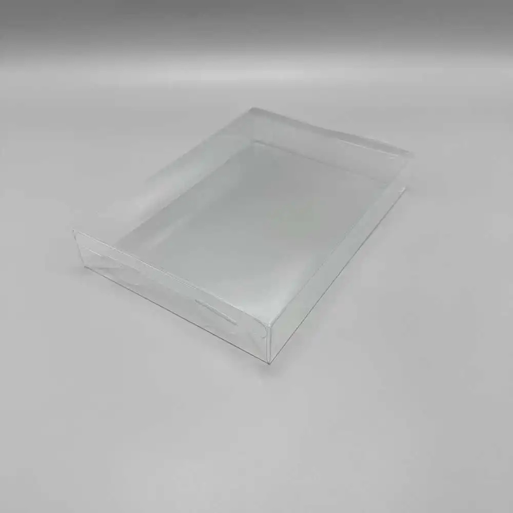 Transparent PET box Storage Case for wii u super mareo maker game collection Display Storage protective box