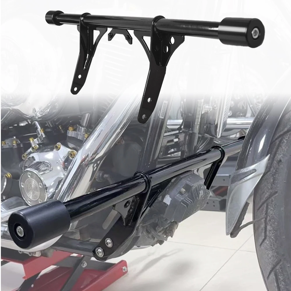 

Motorcycle Black Front Club Style Engine Guard Crush Bar for Harley Davidson Dyna 2006-2017 Model with Mid-control Models