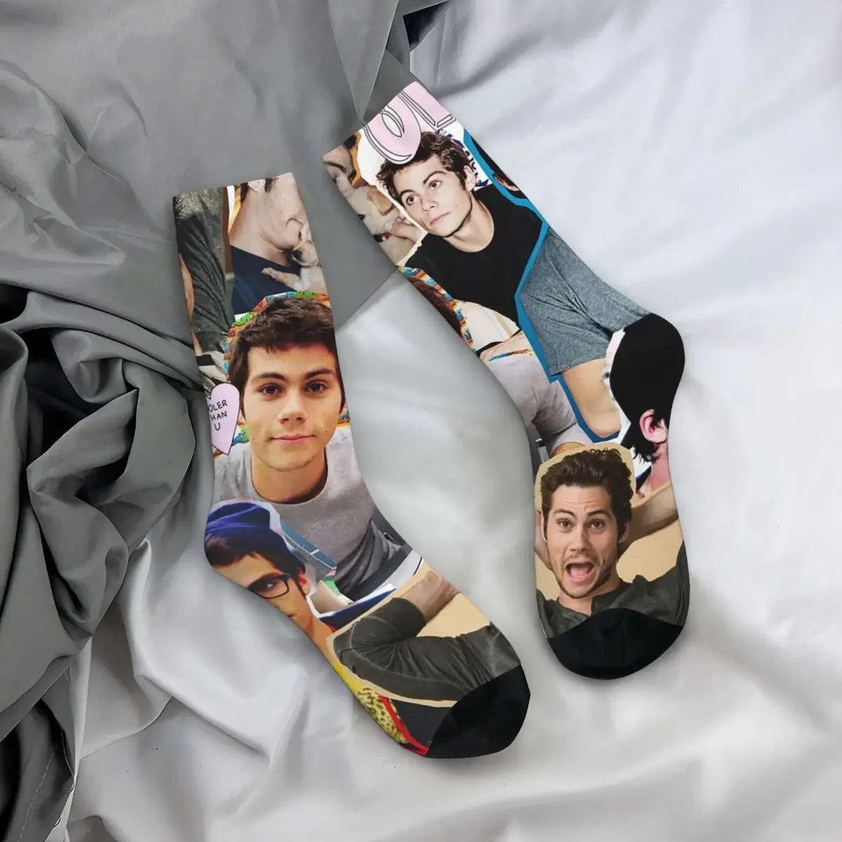 Dylan O'Brien Socken Harajuku Schweiß absorbierende Strümpfe die ganze Saison lang Socken Zubehör für Männer Frau Geschenke