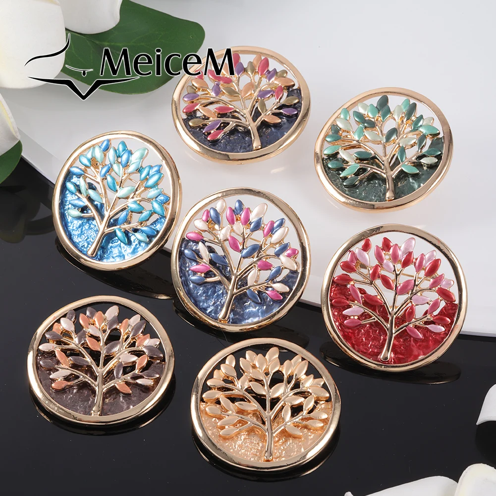 New in Tree Pins Badges Fashion Summer 2023 Beauty Jewelry Brooches Luxury Elegant Women Original Statement Brooches for Women