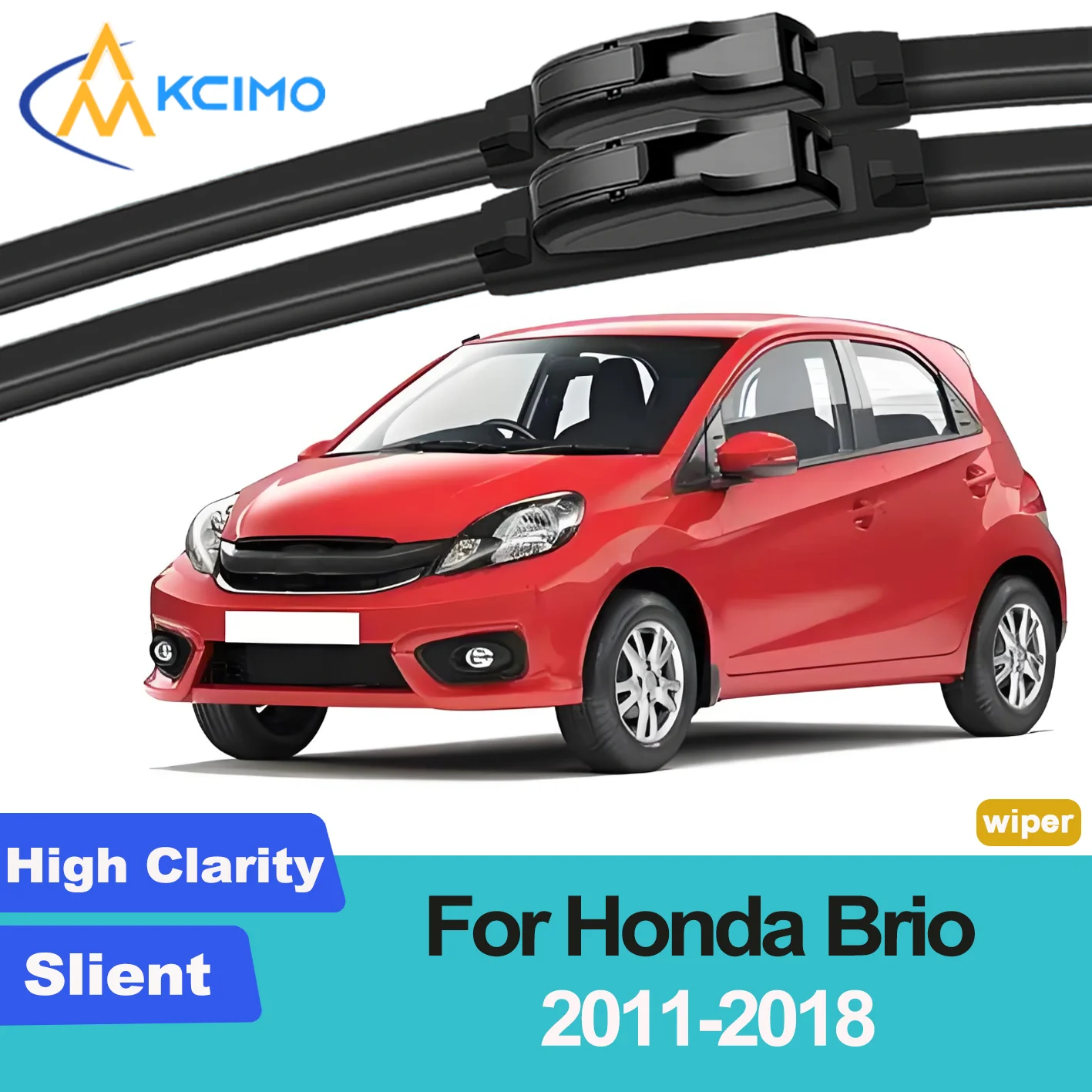 

2PCS New Front Windshield Wiper Blade for Honda Brio DD1/2 2011-2018 Front Windshield Auto Wipers Blade Accessories 2018 2017