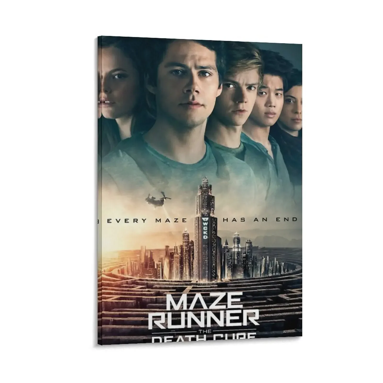 

Maze Runner Movie Canvas Painting Wall decoration frame Paintings for bedroom home decors accessories Decoration home