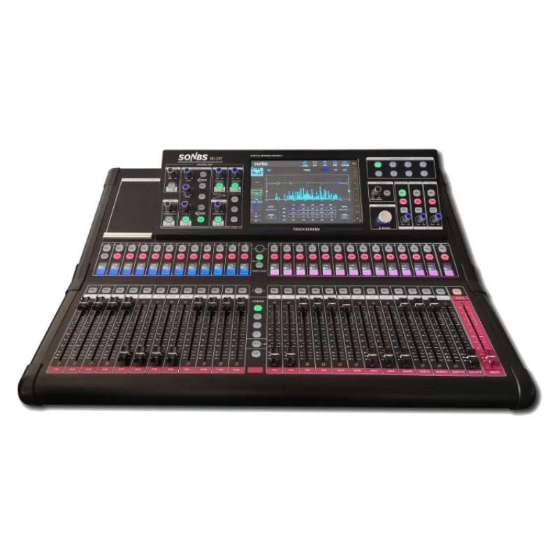 YYHC  usb sound card recording interface audio mixer console professional ultimate digital mixer 24 channel