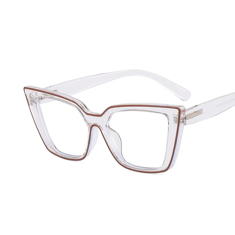 Sexy Cat Eye Tr90 Brillen Vrouwen Transparant Brillen Merk Designer Vintage Doorzichtige Brillen Optische Frame Oculos