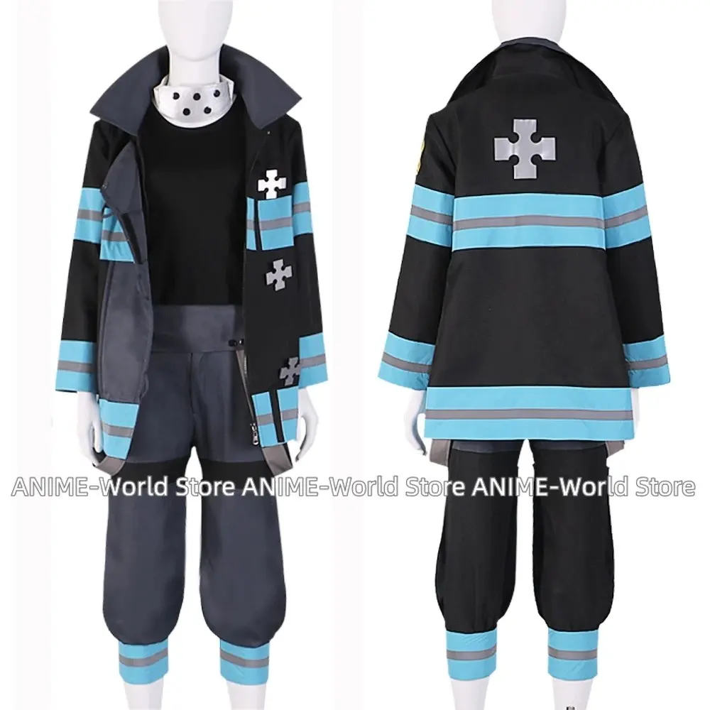 

Maki Oze Cosplay Costumes Anime Cosplay Costume Enn Enn no Shouboutai For Women Men Halloween Party