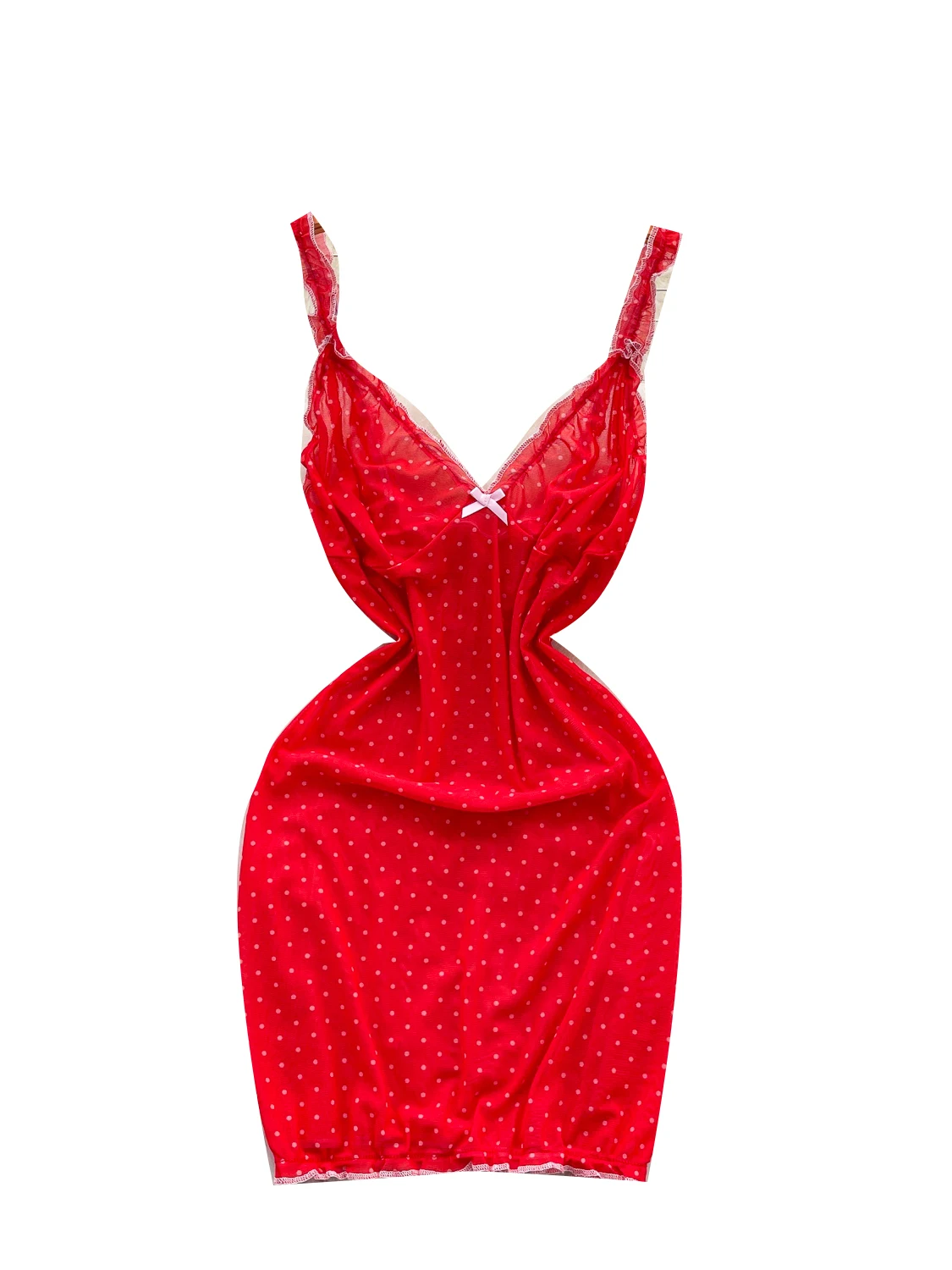 Conception d'été coupe ajustée à pois hors oulder Dr femmes taille haute Me Wrap jupe moulante coréen Sle trajet Dr