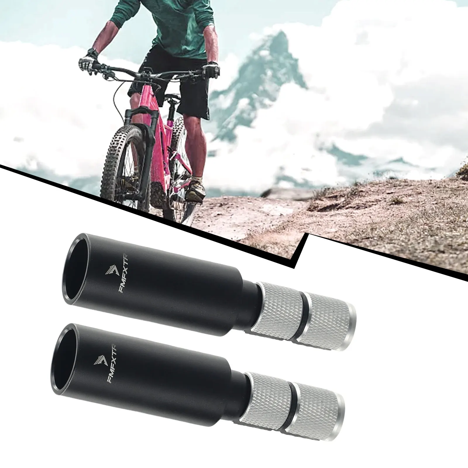 Bicycle Fork Stem Extender Handlebar Riser Extension Adapter Mountain Bike Road Bike Fork Stem Extension Stem Extender