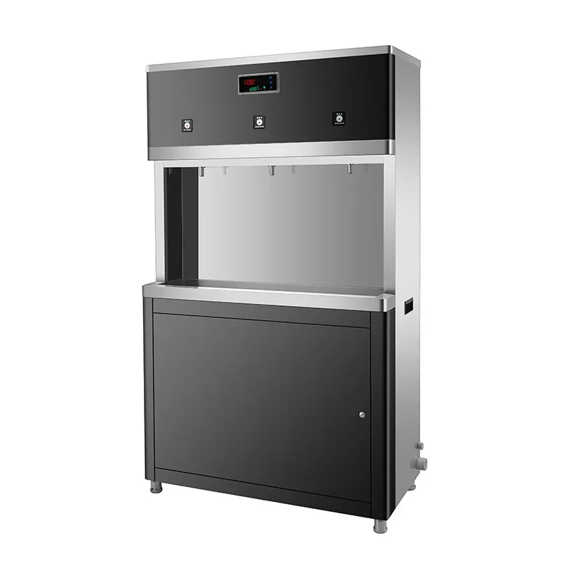 

Stainless steel, commercial, electric water heater, vertical, station, factory, large hot water dispenser