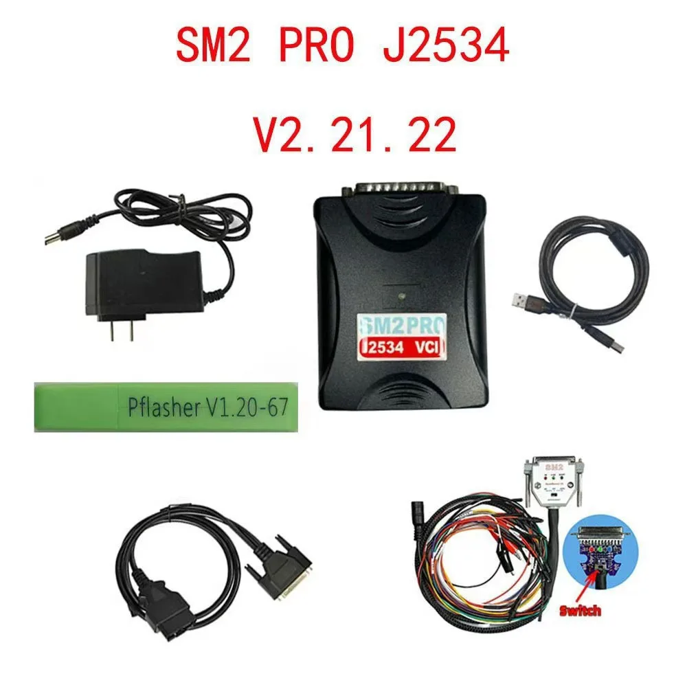 2025 J2534 V2.22.22 VCI Полный набор модулей ключей 69IN1 V1.20V1.21 Программатор ЭБУ Чтение и запись Инструмент для флэш-памяти EEPROM 12 В/24 В